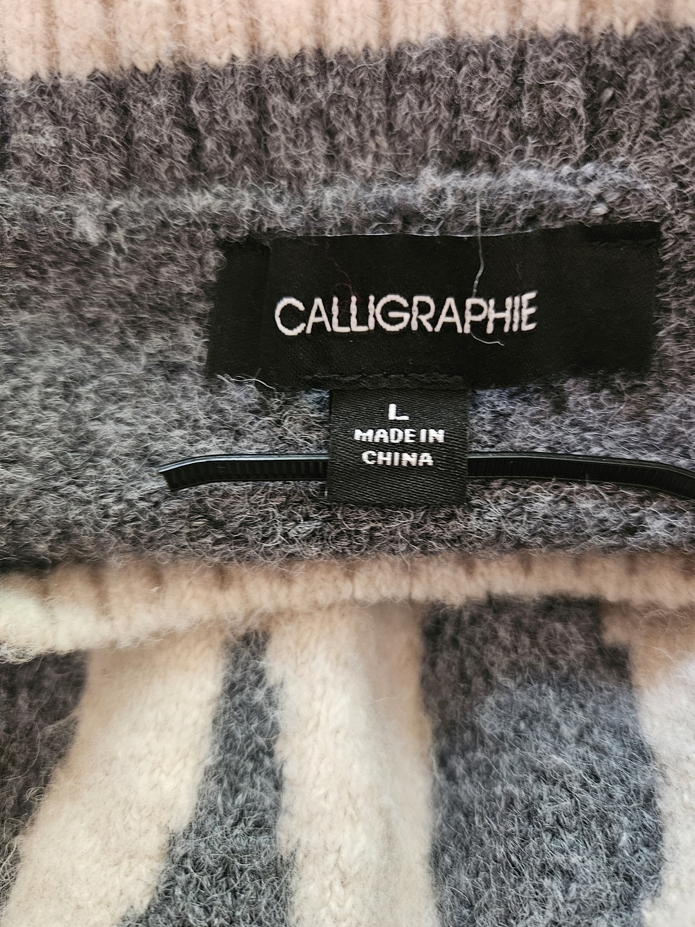 Antropologie Gray Crewneck Sweater with Dog Motif - Picture 3 of 7